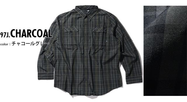 大きいサイズ メンズ THE NORTH FACE ノースフェイス チェック柄 長袖 シャツ USA直輸入 nf0a8bgk-97j_1