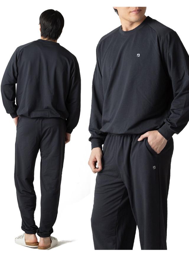 大きいサイズ メンズ RCSP リカサポ ストレッチ ミニ裏毛 上下セット 血行促進 春夏新作 216271h 【fre】_6