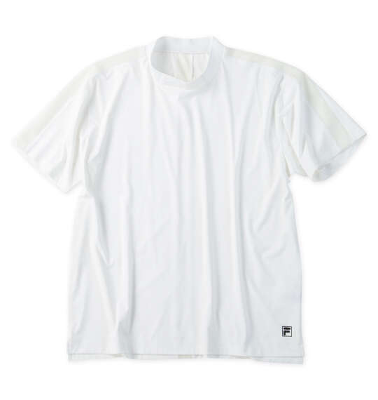 大きいサイズ メンズ FILA GOLF モックネック 半袖 シャツ ホワイト 1278-6240-1 3L 4L 5L