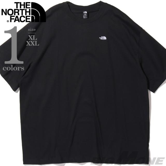 大きいサイズ メンズ THE NORTH FACE ノースフェイス ロゴ刺繍 半袖 Tシャツ USA直輸入 nf0a8evw-jk3
