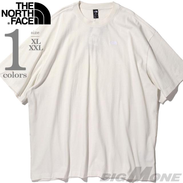 大きいサイズ メンズ THE NORTH FACE ノースフェイス ロゴ刺繍 半袖 Tシャツ USA直輸入 nf0a8evw-qli