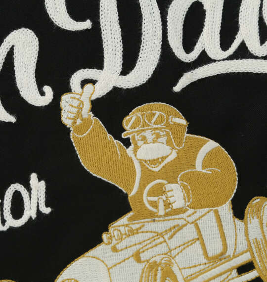 大きいサイズ メンズ BEN DAVIS レーサーレトロ刺繍ワーク 半袖 シャツ ブラック 1277-6260-2 3L 4L 5L 6L_2