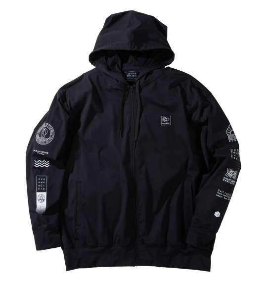 大きいサイズ メンズ OCEAN PACIFIC 接触冷感ストレッチUV 長袖 フルジップ パーカー ブラック 1278-6256-2 3L 4L 5L 6L 大きいサイズ メンズ OCEAN PACIFIC 接触冷感ストレッチUV 長袖 フルジップ パーカー ブラック 1278-6256-2 3L 4L 5L 6L