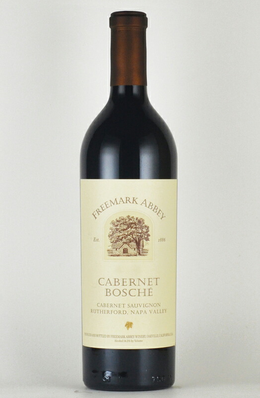 フリーマーク アビー ボッシェ ヴィンヤード カベルネソーヴィニョン ナパヴァレー 2015 Freemark Abbey Cabernet Sauvignon Bosche Vineyard Cabernet Sauvignon Napa Valley 19,800円