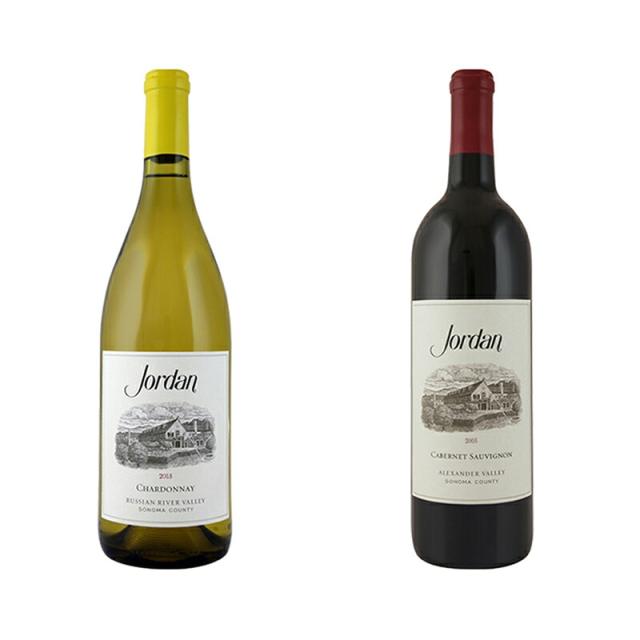 送料無料 ワインセット ジョーダン 飲み比べ２本セット インポーター直送品 カリフォルニア 白ワイン ワインセット 15,311円