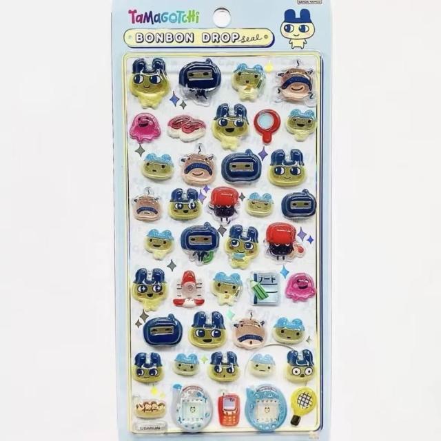 めめっち ボンボンドロップシール4種セットTamagotchi BONBON DROP
