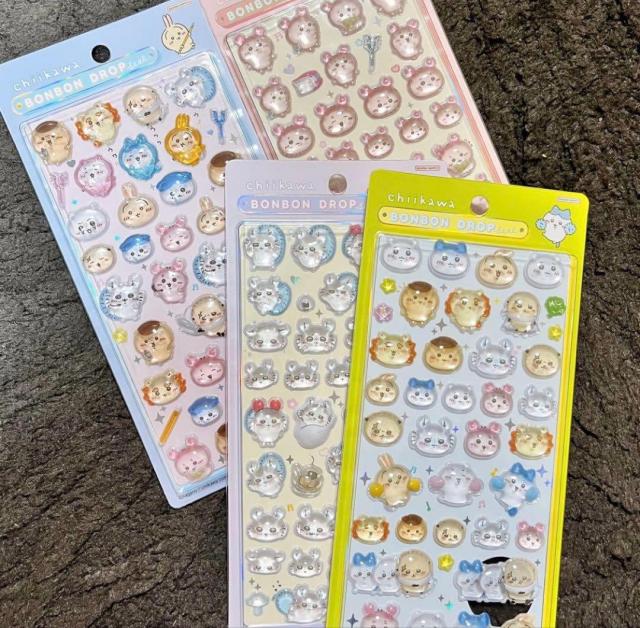 4種セット】ちいかわ ボンボンドロップ シール ちいかわ グッズ