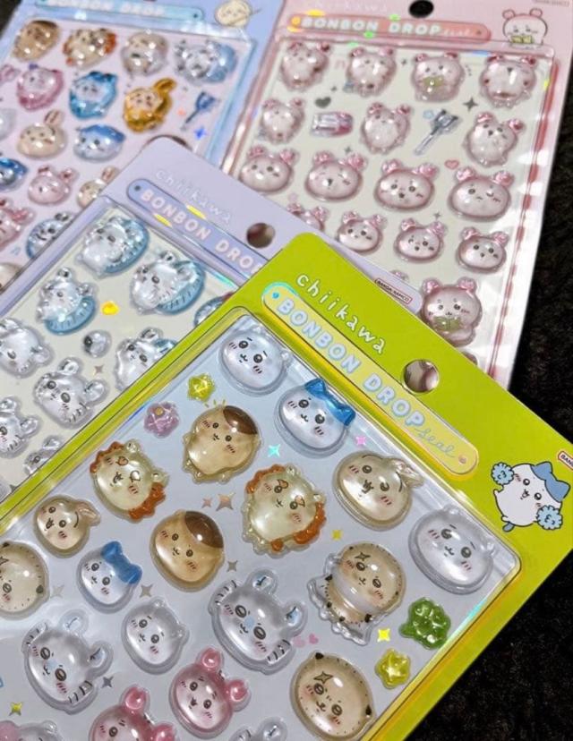 4種セット】ちいかわ ボンボンドロップ シール ちいかわ グッズ