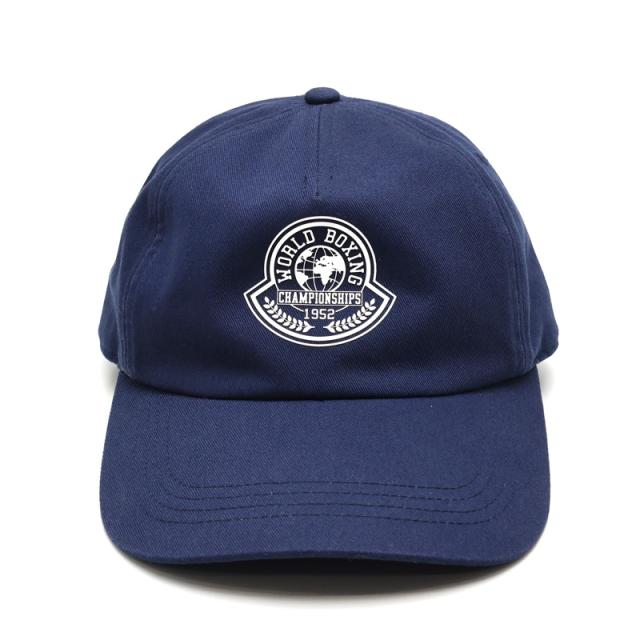【楠本質店/元住吉】モンクレール/MONCLER　ワールドボクシング　ベースボールキャップ　帽子　ネイビー　ユニセックス　【中古】