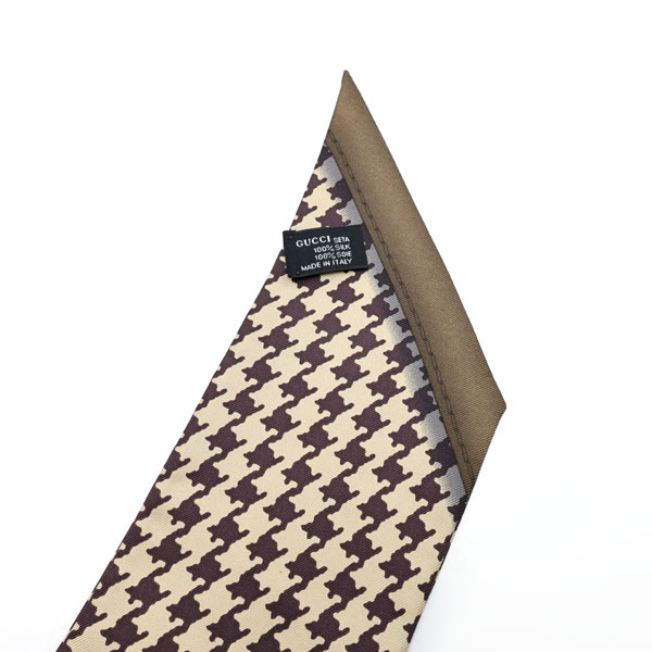 楠本質店/元住吉】GUCCI/グッチ ツイリースカーフ シェリーライン 千鳥