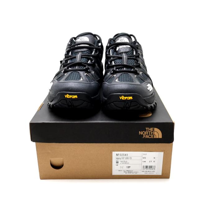 【楠本質店/元住吉】未使用品　ノースフェイス/THE NORTH FACE　ヘッジホッグ RVST ゴアテックス　Hedgehog?RVST?GTX　サイズ：US9(27.0cm)　型番：NF02541　ブラック　メンズ　スニーカー【中古】