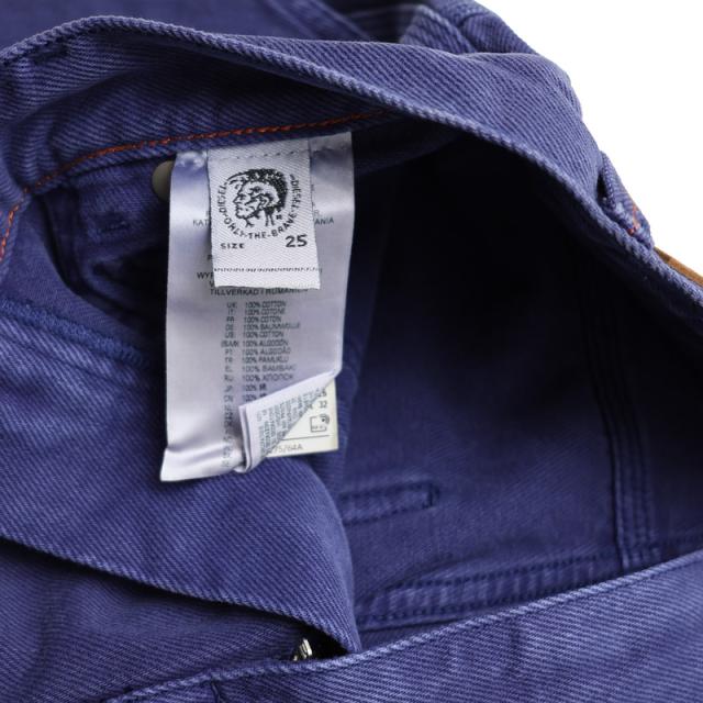 【楠本質店/元住吉】ディーゼル/DIESEL　ジーンズ　デニム　ワイド　ハイウエスト　パンツ　レディース　ブルー系　サイズ：W25-L32　D-LUITE-N-SP【中古】 楠本質店/元住吉】ディーゼル/DIESEL ジーンズ デニム ワイド ハイ