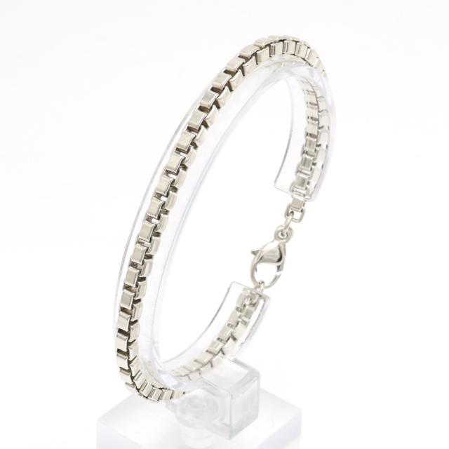 【楠本質店/元住吉】ティファニー/Tiffany&Co.　シルバー925　ベネチアン ブレスレット　20cm【中古】