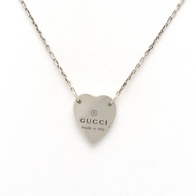 【楠本質店/元住吉】グッチ/GUCCI　シルバー925　トレードマーク ハート ネックレス【中古】