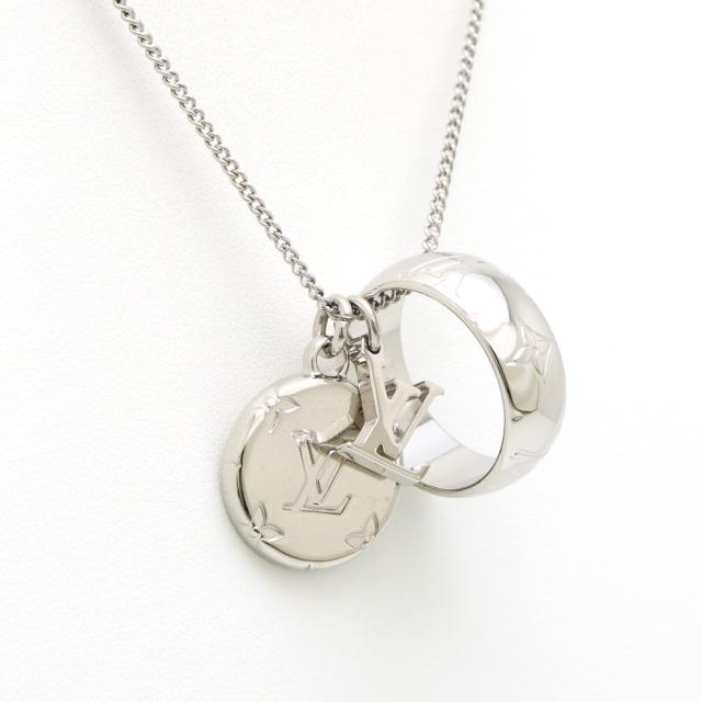 【楠本質店/元住吉】ルイヴィトン/LOUIS VUITTON　メタル　リングネックレス モノグラム　M62485【中古】