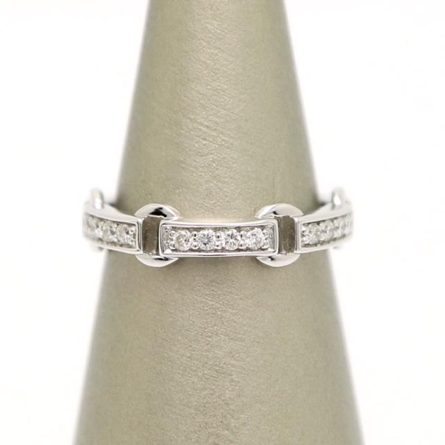 【楠本質店/元住吉】ヴァンドーム青山/Vendome Aoyama　K18WG　ダイヤ リング　ダイヤモンド0.14ct　7号【中古】