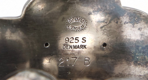 【楠本質店/元住吉】ジョージ ジェンセン/GEORG JENSEN　シルバー925　ぶどう ブローチ　217B【中古】_12