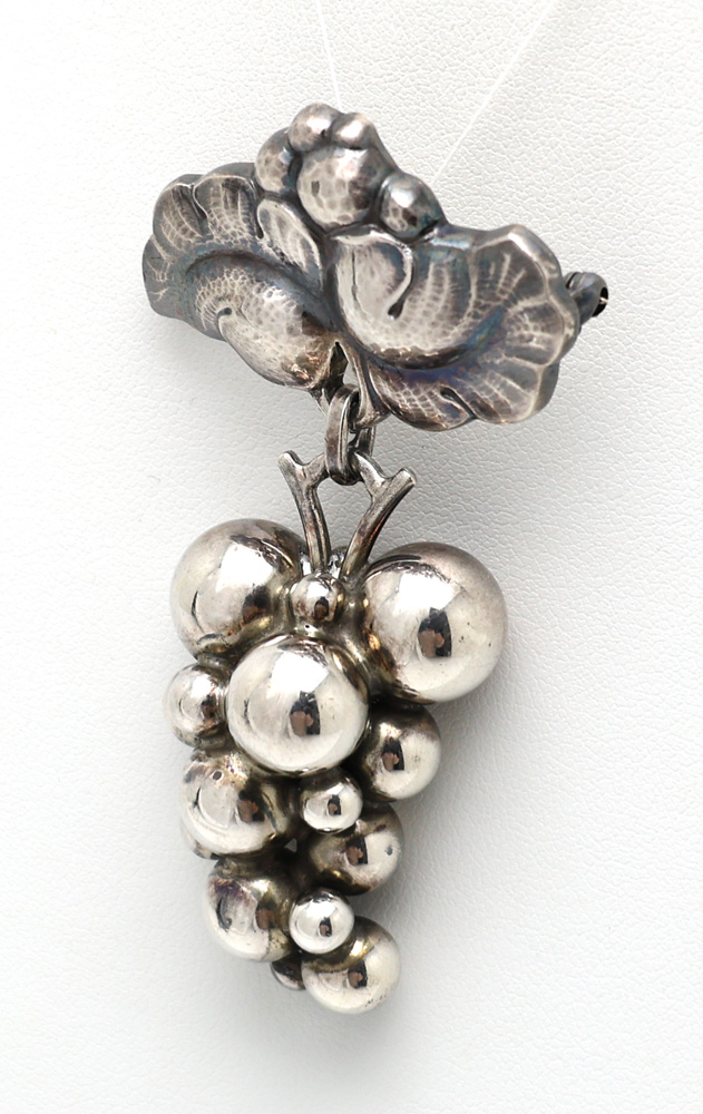 【楠本質店/元住吉】ジョージ ジェンセン/GEORG JENSEN　シルバー925　ぶどう ブローチ　217B【中古】_2