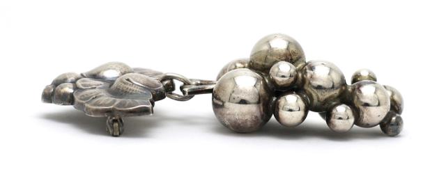 【楠本質店/元住吉】ジョージ ジェンセン/GEORG JENSEN　シルバー925　ぶどう ブローチ　217B【中古】_4