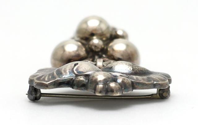 【楠本質店/元住吉】ジョージ ジェンセン/GEORG JENSEN　シルバー925　ぶどう ブローチ　217B【中古】_6