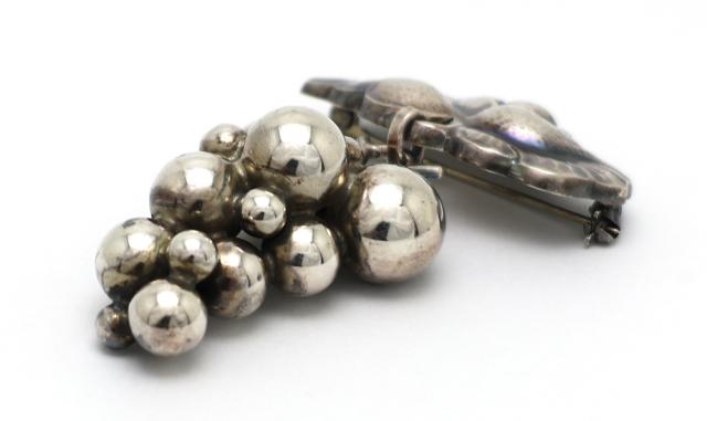 【楠本質店/元住吉】ジョージ ジェンセン/GEORG JENSEN　シルバー925　ぶどう ブローチ　217B【中古】_7