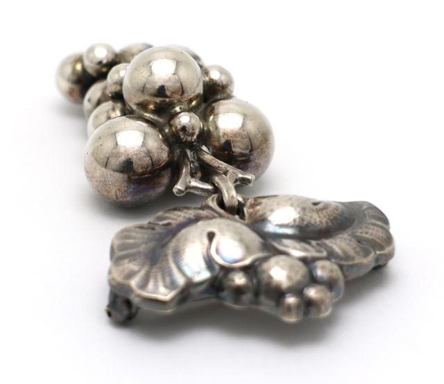 【楠本質店/元住吉】ジョージ ジェンセン/GEORG JENSEN　シルバー925　ぶどう ブローチ　217B【中古】_8