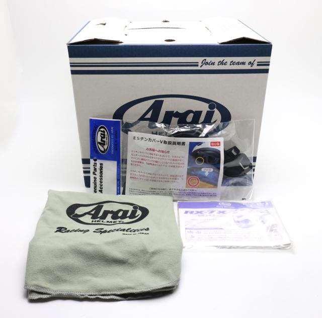 【楠本質店/元住吉】アライ/Arai　ヘルメット　ペドロサ サムライ スピリット 青　RX-7X　61・62サイズ　ペドロサ サイン入り【中古】_9