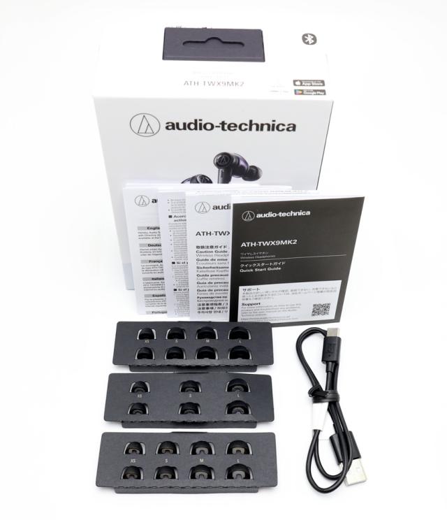 【楠本質店/元住吉】オーディオテクニカ/audio-technica　完全ワイヤレスイヤホン　ATH-TWX9MK2 BK(E)　ブラック【中古】_9