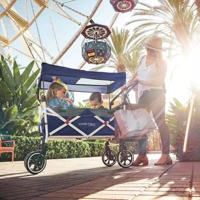 CROTEC WAGON クロテックワゴン プラス キャリーワゴン アウトドアワゴン 子供 子供向け キャンプ コンパクト マット キャンプマット 赤ちゃん ベビーカー 代わり おすすめ 子供2人 大容量 付属品 オプション品 押すハンドル