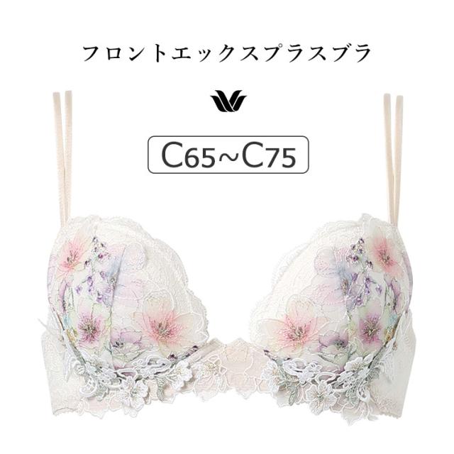 ワコール プレミアム 17series BXD417シリーズ フロントエックスプラスブラ ブラジャー単品 Cカップ アンダー65/70/75cm BXD717