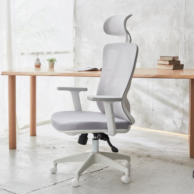 【ilooiloo公式】オフィスチェア メッシュ ハイバック ヘッドレスト付き 135°シンクロロッキング 4Dランバーサポート 高さ調節アームレスト 人間工学デザイン(ゲルクッションなし, ブラック)_4