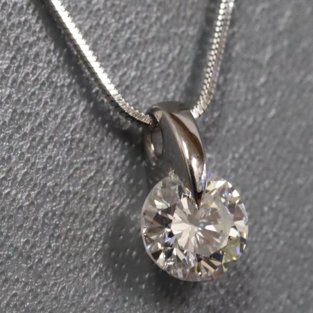 Pt900/850ダイヤモンドネックレス D0.706 3.9g プラチナ