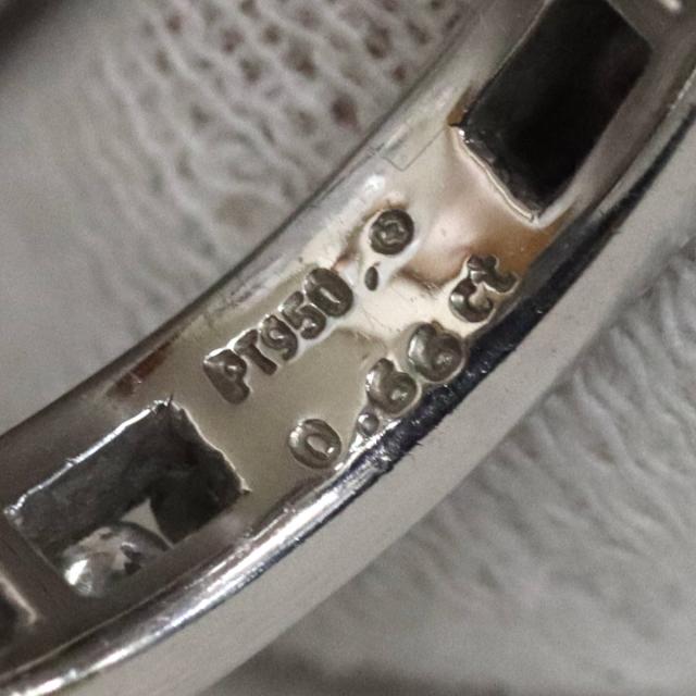 Pt950ダイヤモンドリング D0.66 6.5g #8.5 フルエタニティリング プラチナ_4
