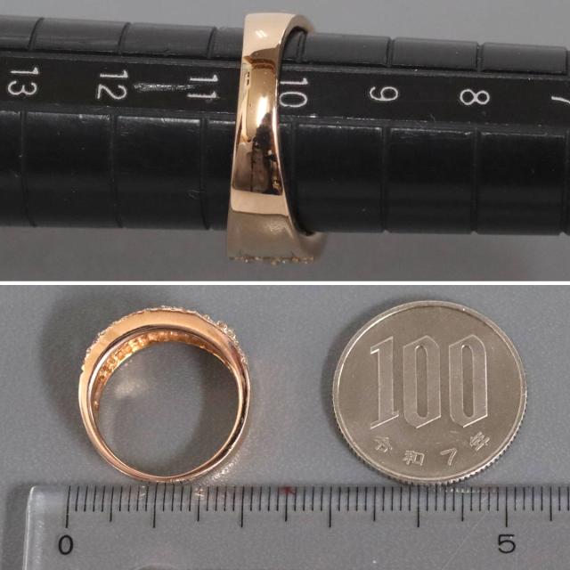 K18PGダイヤモンドリング D0.70 5.6g #10.5 ピンクゴールド 4月誕生石_7