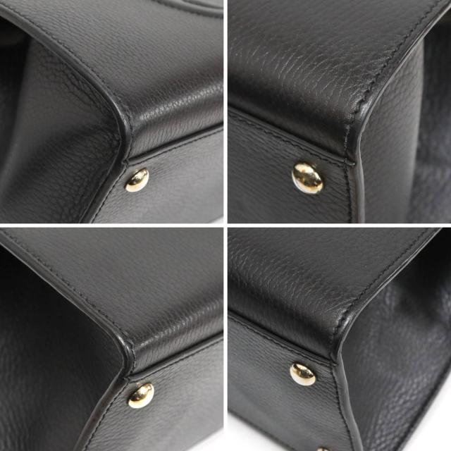 グッチ ソーホー インターロッキングG アウトレット品(607722)2Way ショルダーバッグ ハンドバッグ ブラック_7