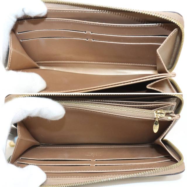 ルイ・ヴィトン ジッピー・ウォレット ベージュプードル(M91761)モノグラム・ヴェルニ ラウンドファスナー 長財布 保存袋 箱_6