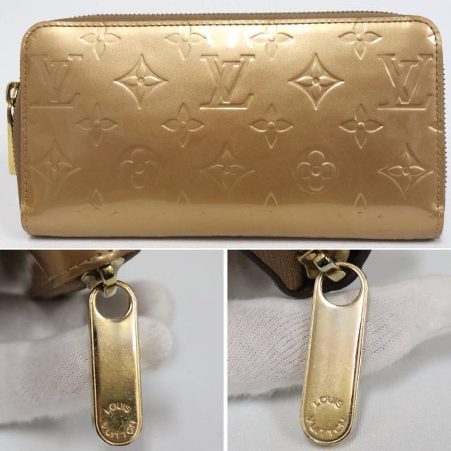 ルイ・ヴィトン ジッピー・ウォレット ベージュプードル(M91761)モノグラム・ヴェルニ ラウンドファスナー 長財布 保存袋 箱_1
