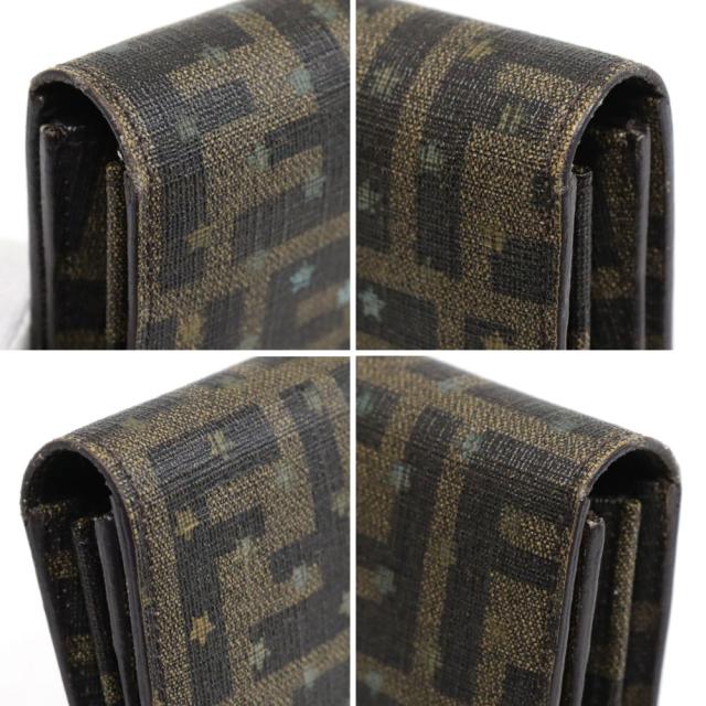 【中古】フェンディ ズッカ スター コンチネンタルウォレット(8M0000)_3