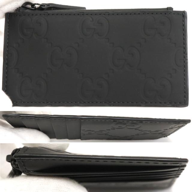 【中古】グッチ GG ラバーエフェクト ジップカードケース(771314)_1