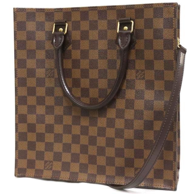 【中古】ルイヴィトン サックプラ PM(N41226)ダミエ・エベヌ ショルダーバック ハンドバック 2way