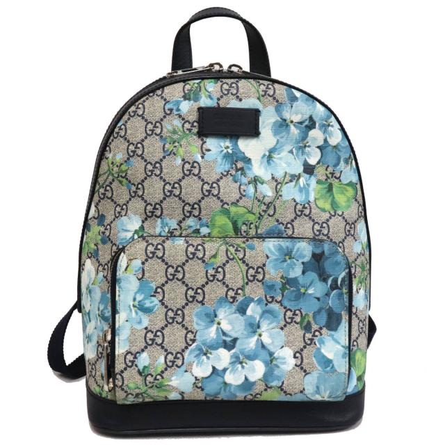 【中古】グッチ GGブルームス バックパック(546327)花柄 リュック