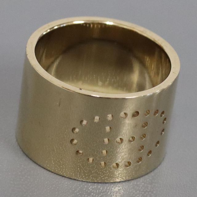 【中古】エルメス Hパンチング エブリン スカーフリング