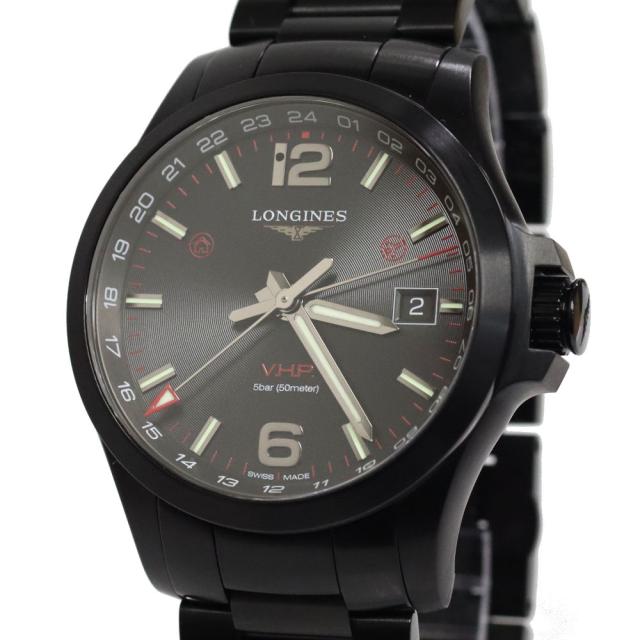 【中古】ロンジン コンクエスト V.H.P. GMT(L3.728.2.56.6)