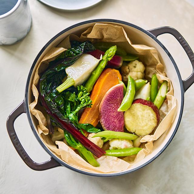 VERMICULAR/両手鍋/マットブラック/鋳鉄製/used/22センチ バーミキュラ