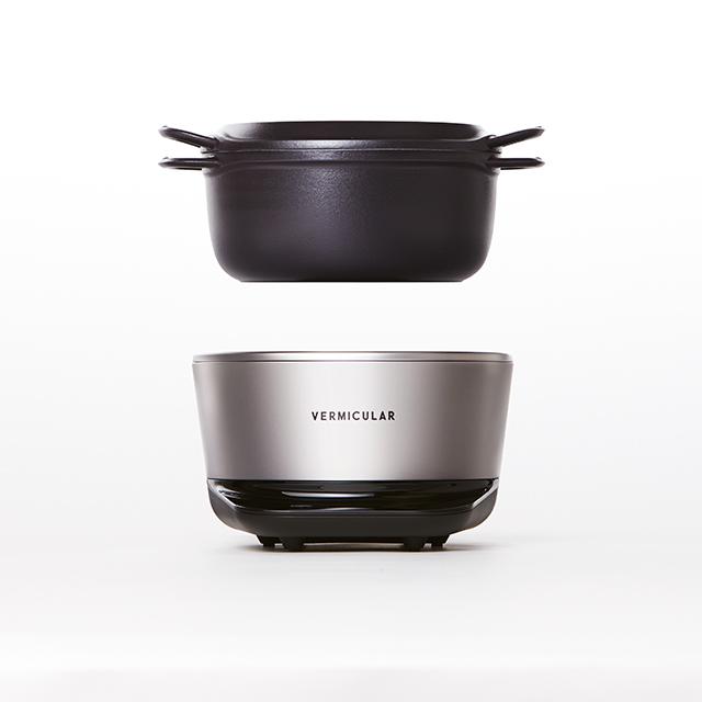 バーミキュラ ライスポットミニ 炊飯器 3合炊き 公式 鋳物ホーロー鍋 IH調理器 RP19A 白米 玄米 無水調理 低温調理 発酵 専用レシピ本付 日本製 送料無料 ギフト プレゼント 鍋炊き_1