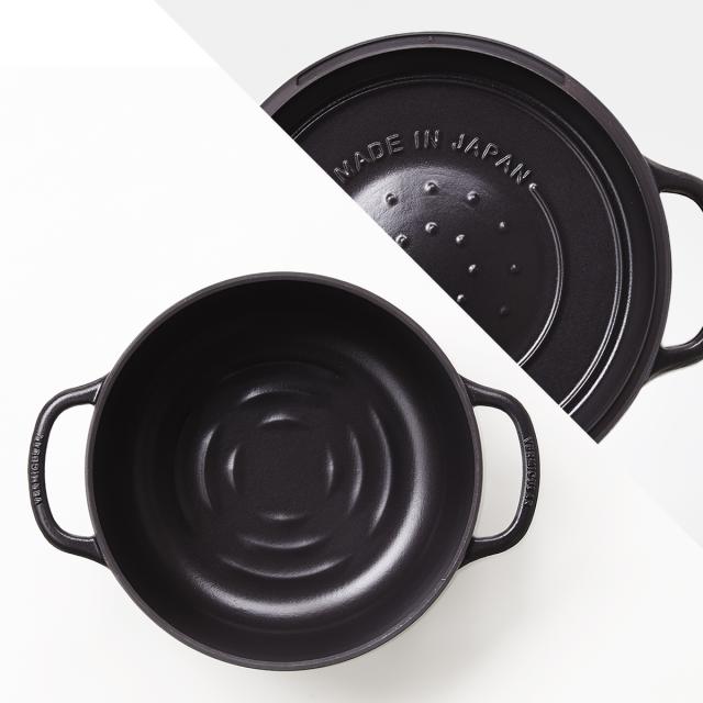 バーミキュラ ライスポットミニ 炊飯器 3合炊き 公式 鋳物ホーロー鍋 IH調理器 RP19A 白米 玄米 無水調理 低温調理 発酵 専用レシピ本付 日本製 送料無料 ギフト プレゼント 鍋炊き_2