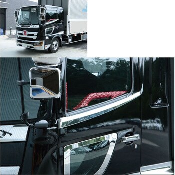 メーカー直送 ジェットイノウエ ドアアッパーモール 日野大型/４ｔ車 572486 ※代引・返品不可_2