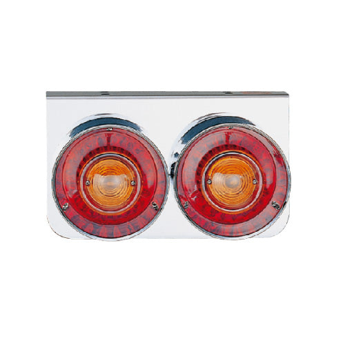 メーカー直送 ジェットイノウエ 丸型２連テールランプ小型 525359 ※代引・返品不可