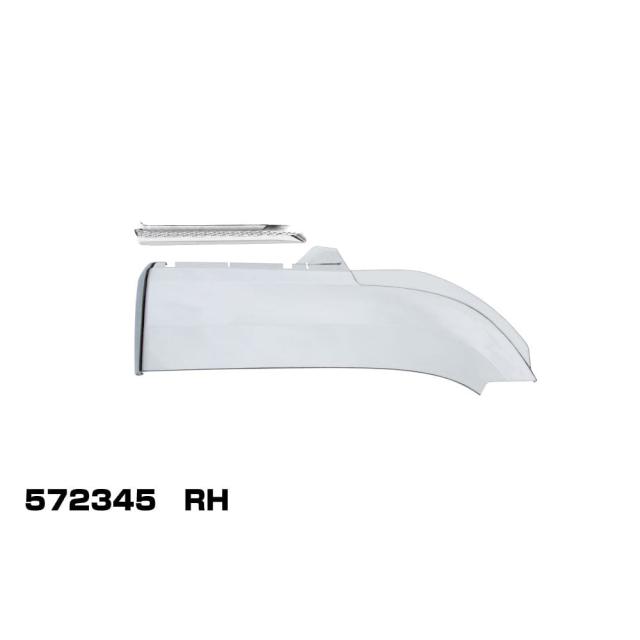 メーカー直送 ジェットイノウエ フロントフェンダー（トラバースステップ付き） NEWスーパーグレート スーパーキャブ車 フロントフェンダー/RHスーパーキャブ 572345 ※代引・返品不可