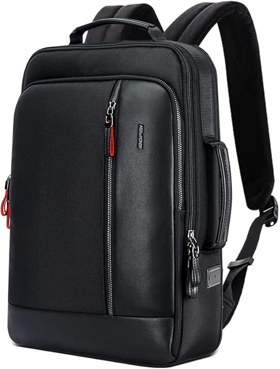 [BOPAI] ビジネスリュック メンズ 大容量 3way 4way防水バックパック USB充電ポート搭載 ラップトップバッグ 容量追加 通勤バッグ 通学 15.6インチパソコン対応 ブラック
